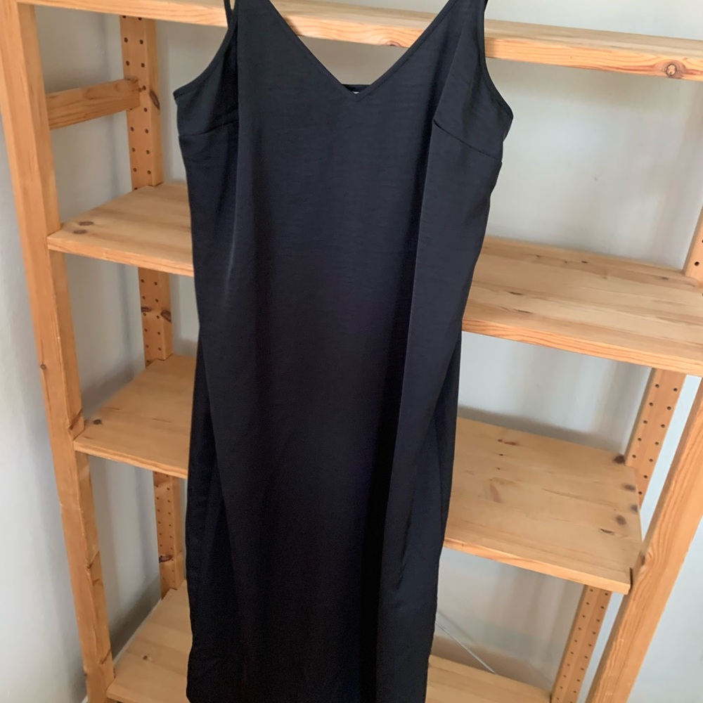 A New Day Black Slip Dress Medium.